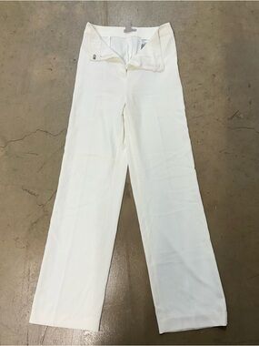 H&M Cream Wide Leg Women's Pants
